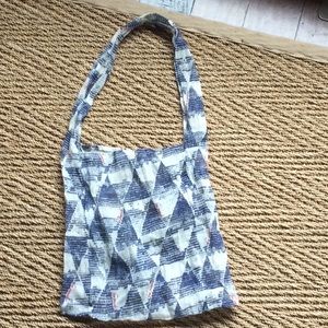 Free People linen sling bag